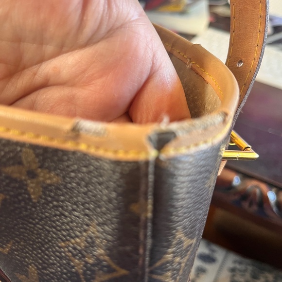 Louis Vuitton Brown Monogram Bucket Bag - Picture 6 of 8